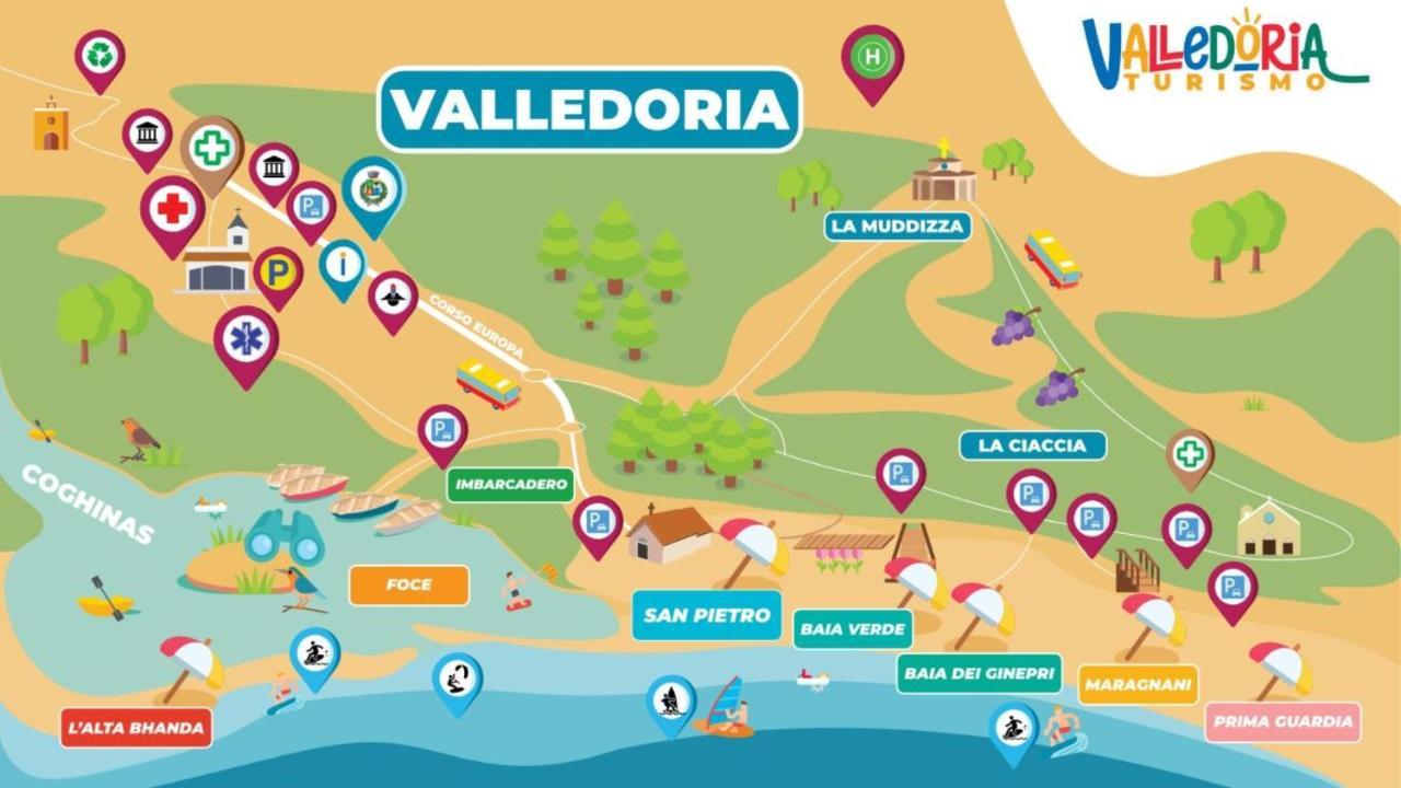 Mansarda San Pietro Leilighet Valledoria  Eksteriør bilde